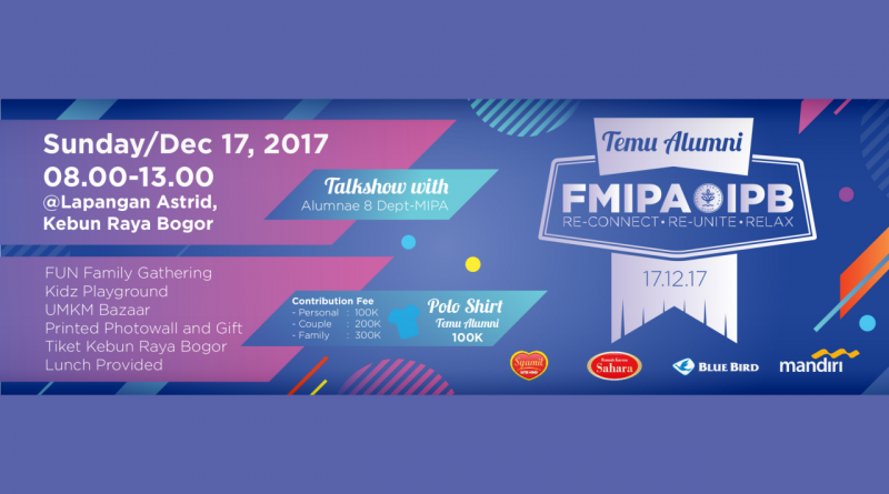Undangan Temu Alumni FMIPA 2017