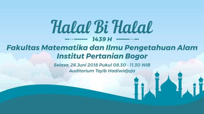Undangan Halal Bil Halal 1439 H FMIPA