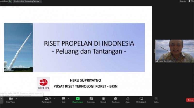 Departemen Fisika FMIPA IPB Hadirkan Pakar Roket BRIN, Uraikan Tantangan dan Peluang Riset Propelan Roket di Indonesia